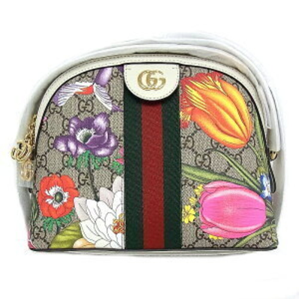 Gucci Supreme Bag Floral Flower GG Flora Beige Tan Multicolor Crossbody